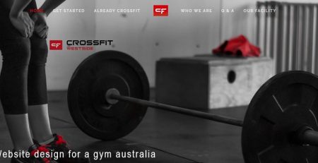 Website design for a gym australia