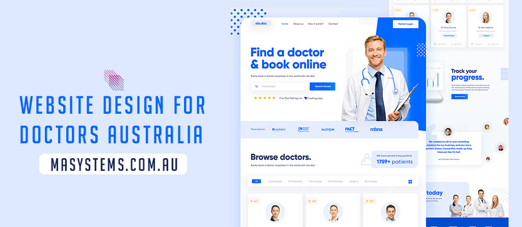 Web design for medical clinics australia