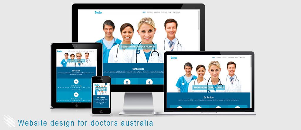 Website design for doctors australia