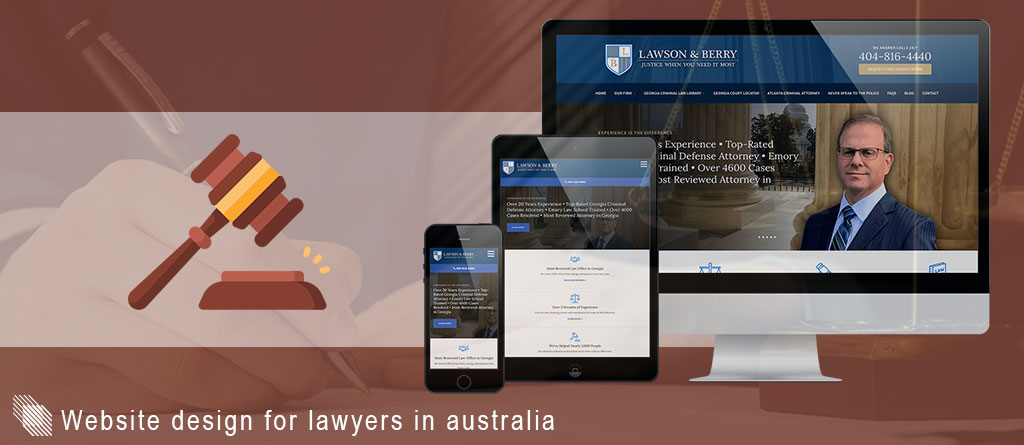 Website design for lawyers in australia