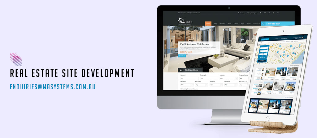 Website design for real estate agencies autsralia
