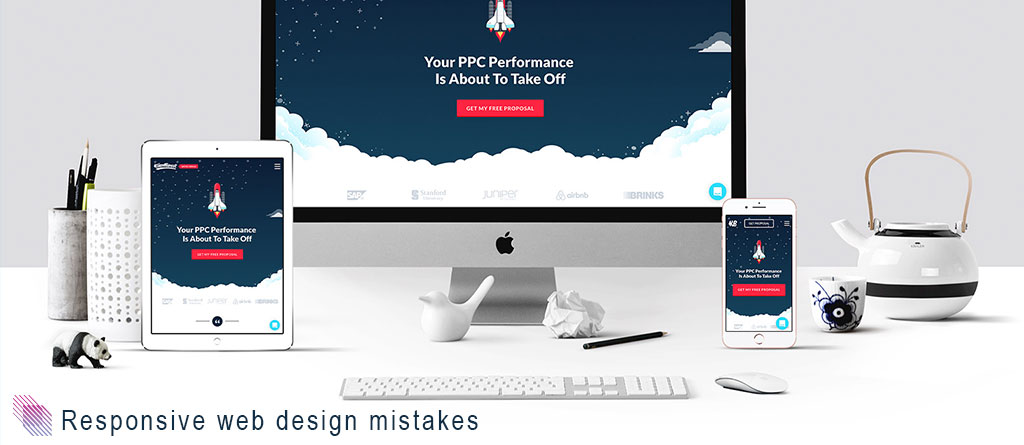 Responsive web design mistakes